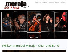 Tablet Screenshot of meraja.ch